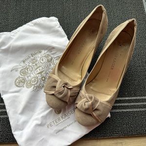 Nude Peter Kaiser Block Heels